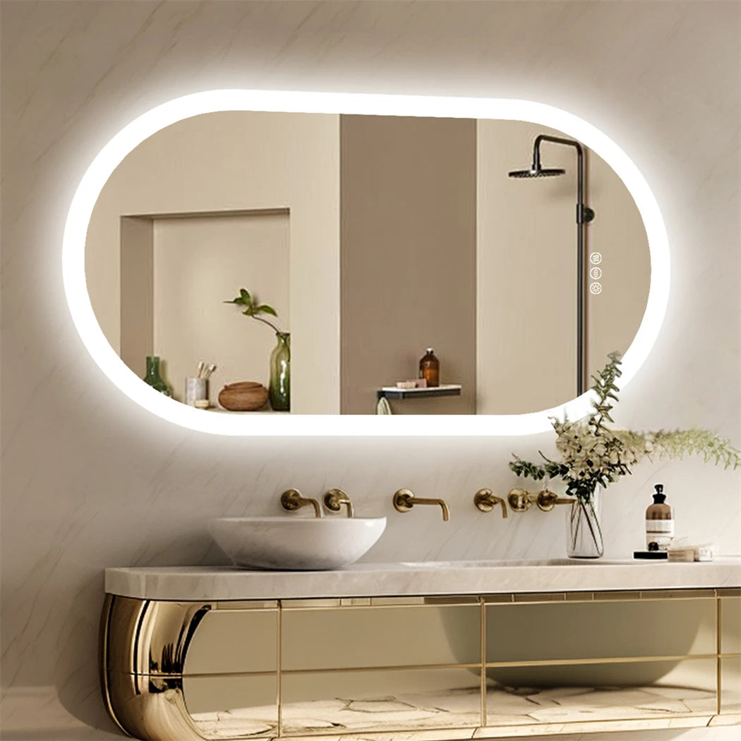 Compacte make-up spiegel met verlichting – Handig voor onderweg