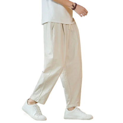 Linnen broek man in zomerse pastel – Verfrissende stijl
