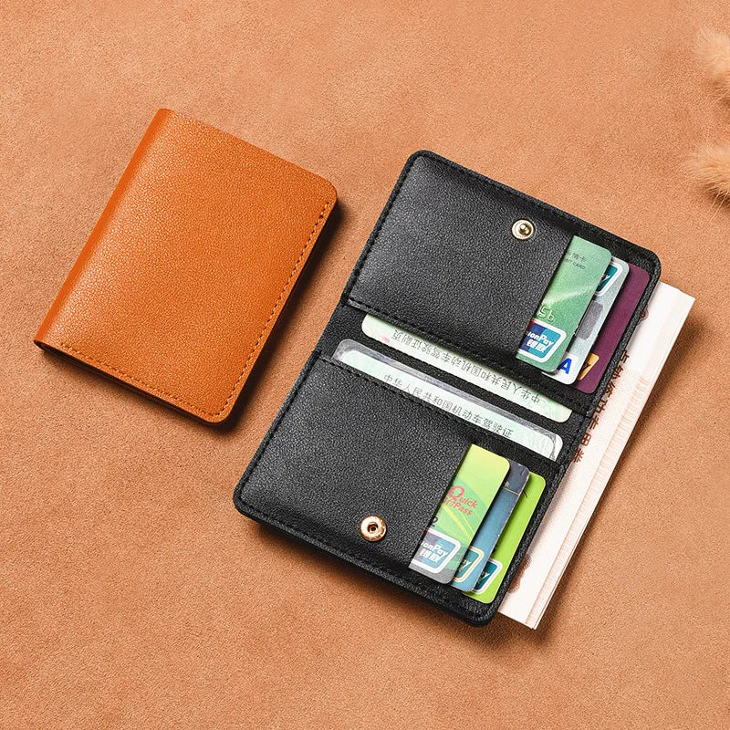 Heren pasjes houder met magneetsluiting – Elegant en veilig