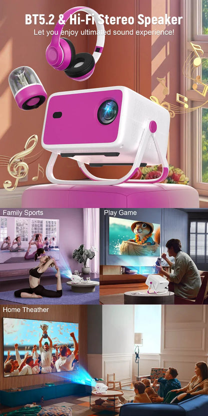 Projector met ingebouwde speakers