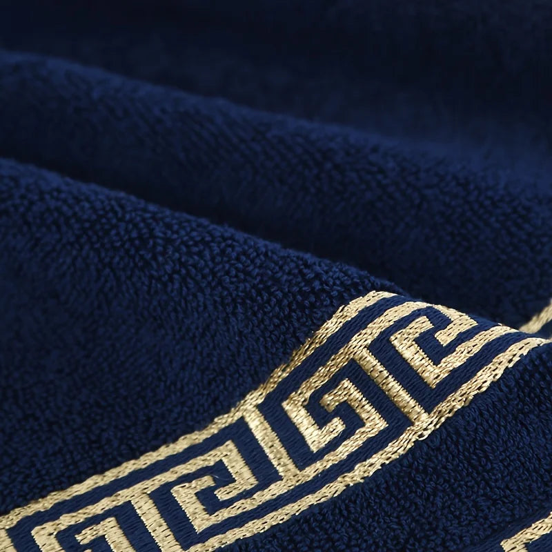Badhanddoek met geweven rand – Luxe afwerking