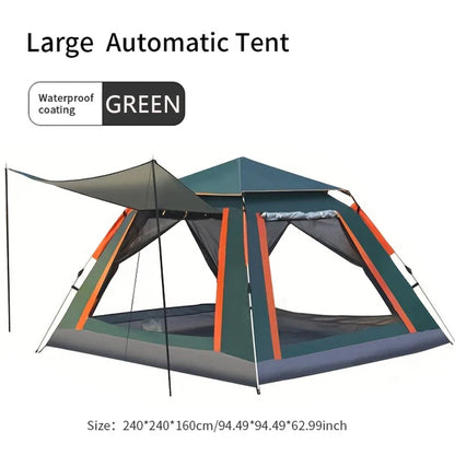 Pop-up tent met reflecterende lijnen – Veilig in het donker
