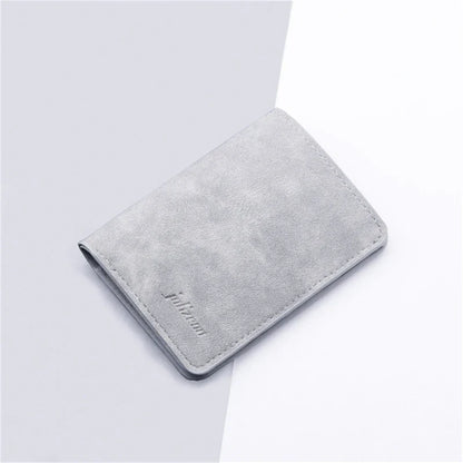 Pasjeshouder heren met zachte coating – Luxe gevoel