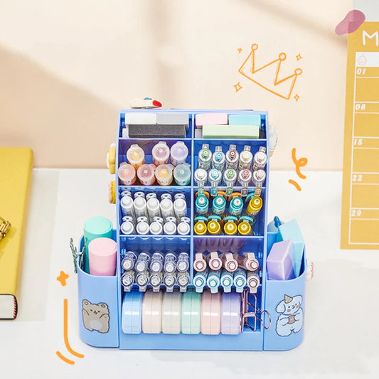 Bureau organizer met ruimte voor kalender en foto