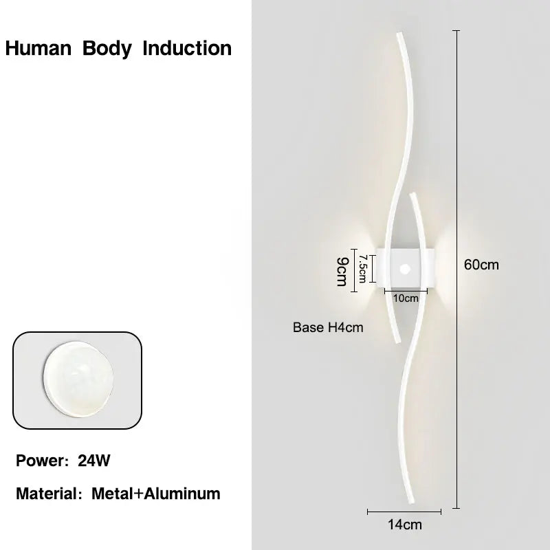 Wandlamp batterijen met warm wit licht – Gezellige sfeer