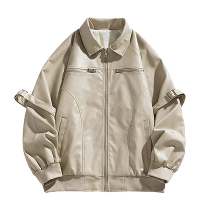 Leren jassen voor mannen in oversized look – Trendy keuze