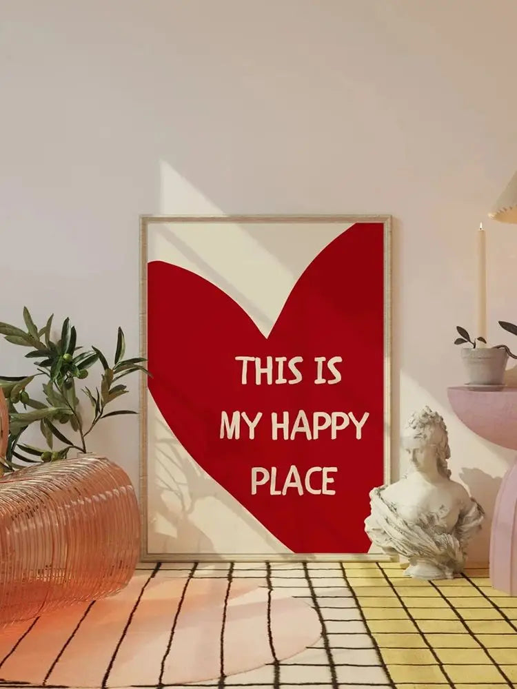 Poster met illustratie – Speels en uniek