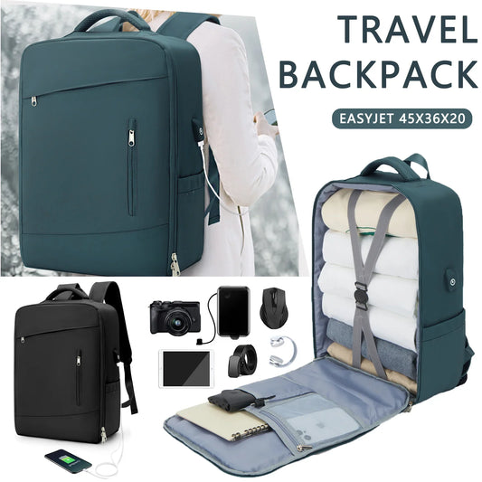 Handbagage rugzak met strakke vormgeving