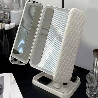 Vrijstaande make-up spiegel met verlichting – Flexibel en handig