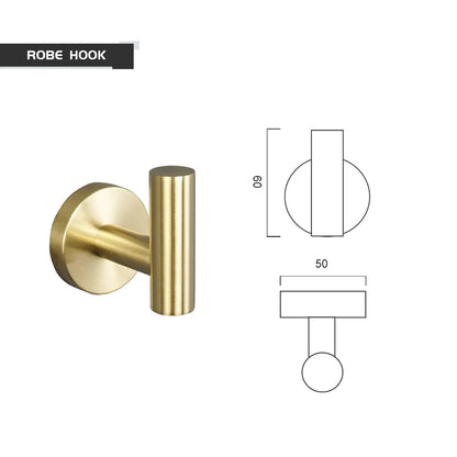 Design WC borstel zwart goud – Chic en opvallend