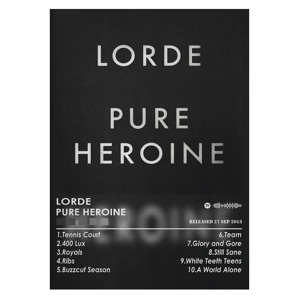 Posterstore decor voor minimalistisch interieur