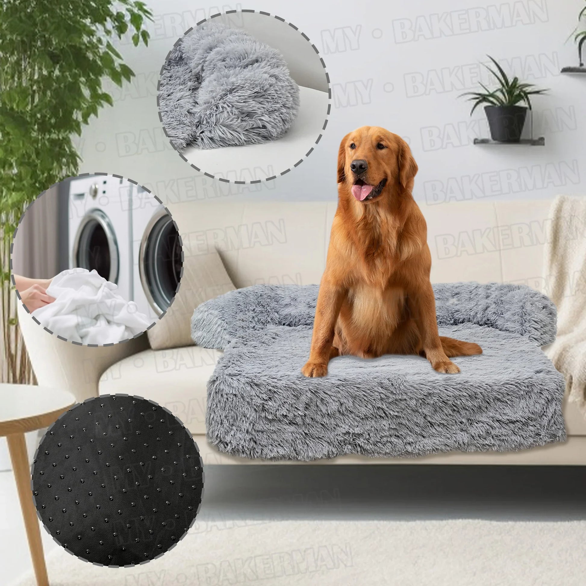 Hondenmand luxe velvet stof – Elegant en zacht