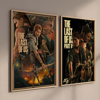 Poster in beige en zandtinten