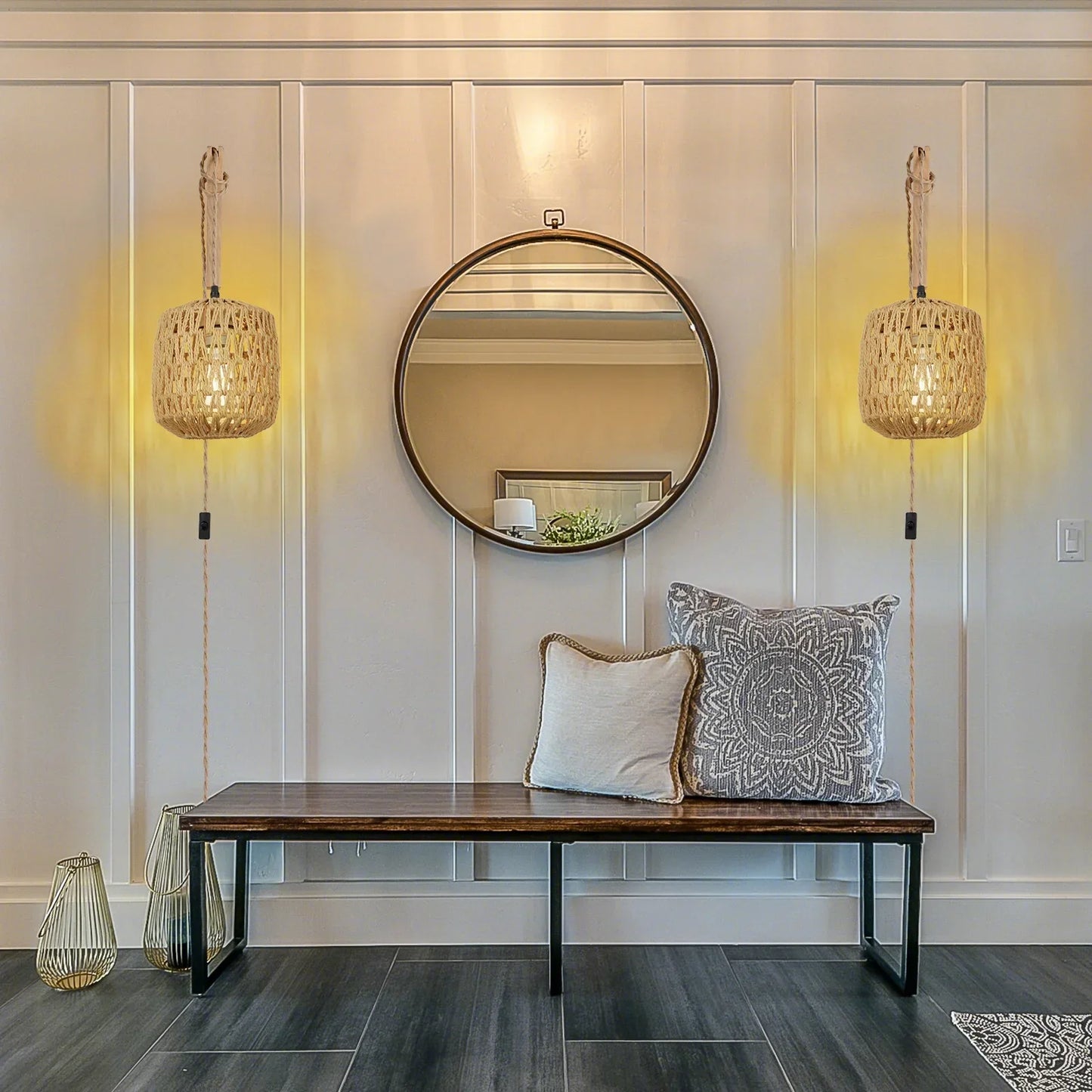 Wandlamp op batterijen geschikt voor buiten – Spatwaterdicht model
