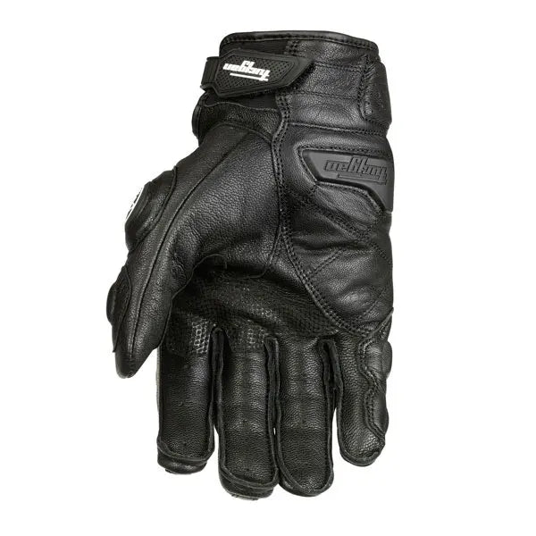 Klassieke herenhandschoenen met leren afwerking