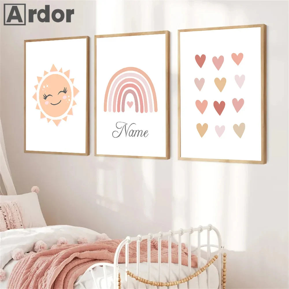 Poster met quote in sierlijke letters