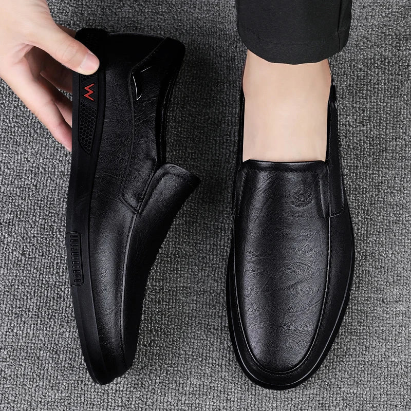 Heren schoenen zonder veters in luchtige stijl
