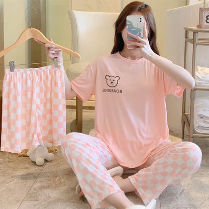 Dames pyjama met lange broek – Perfect voor de winter