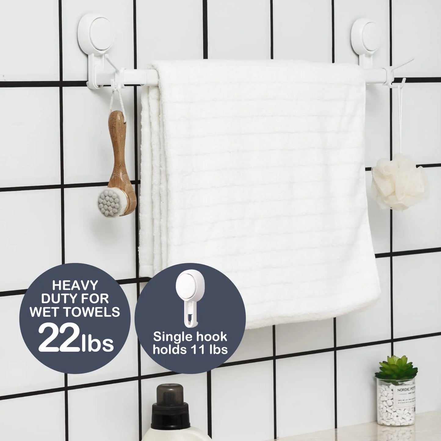 Handdoek rek van bamboe – Duurzaam en decoratief