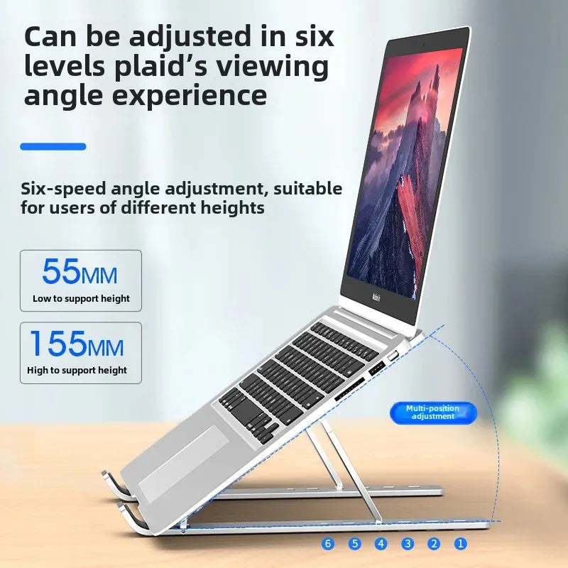 IKEA laptop standaard met strakke lijnen