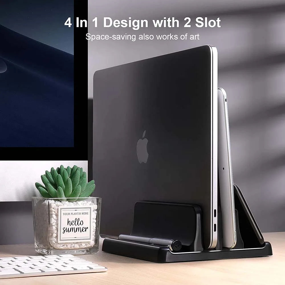 Laptop standaard met ingebouwde ventilator