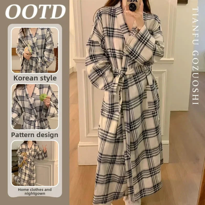 Elegante ochtendjas dames zomereditie – Licht en stijlvol