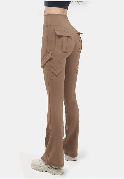 Zachte yoga legging en top met stretch