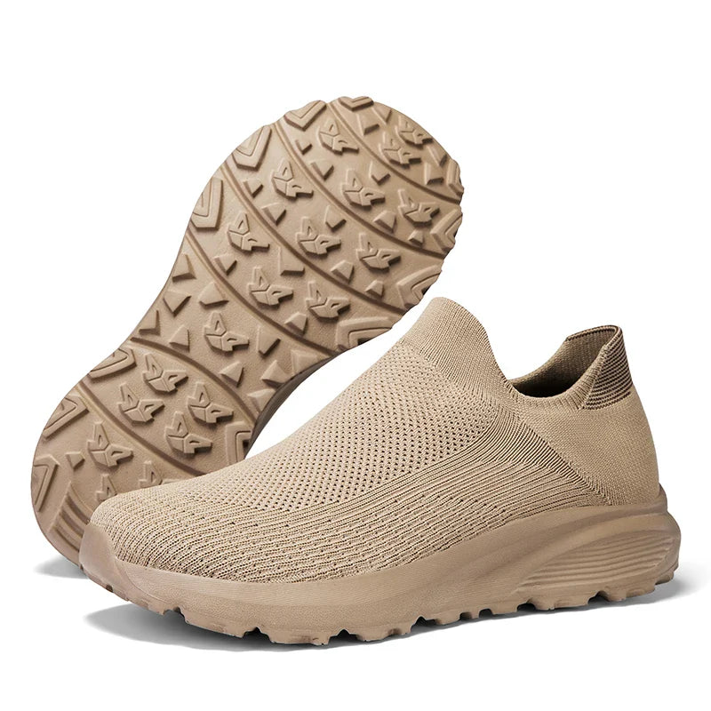 Elegante zomerschoenen voor heren in beige tint