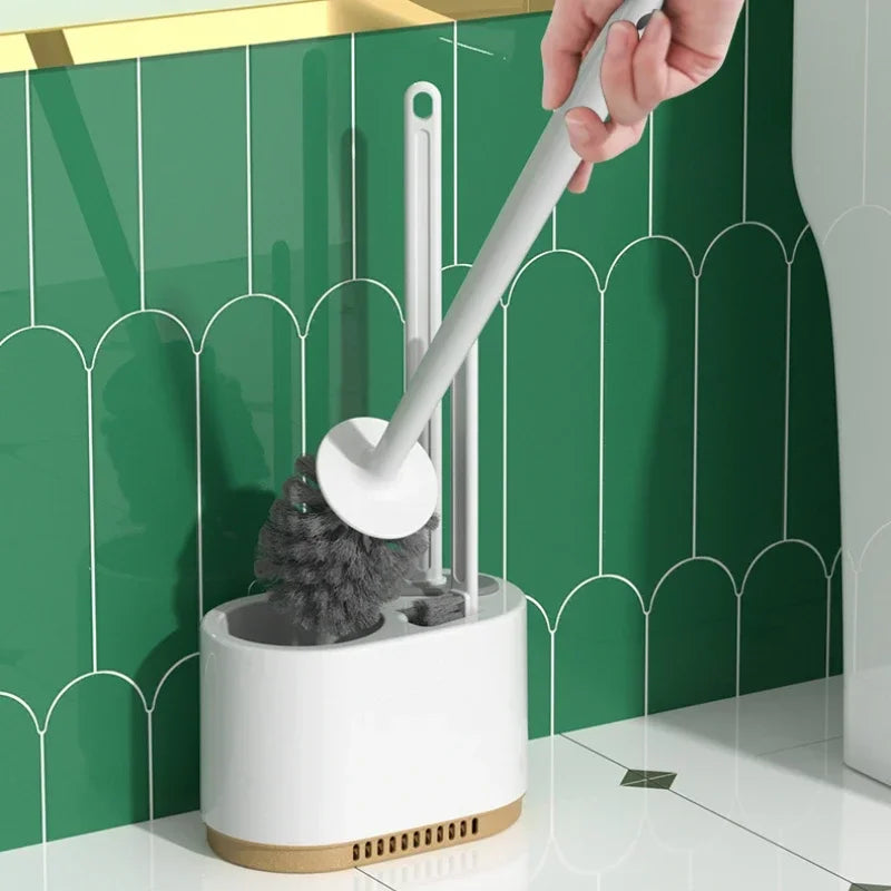 Toiletborstel in RVS houder met matte finish – Luxe afwerking