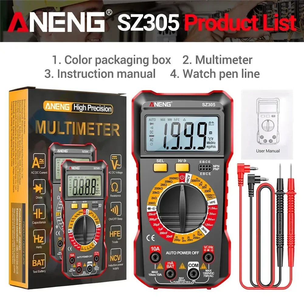 Multimeter voor snel en veilig meten