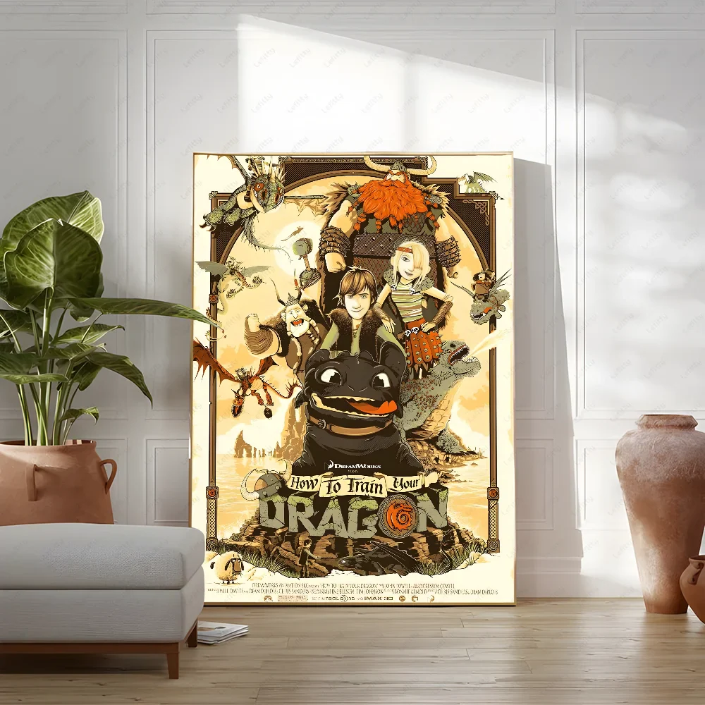 Poster van een cactus of andere plant