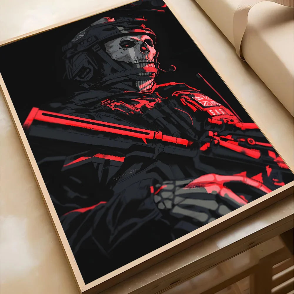 Posters in galerie-opstelling combineren