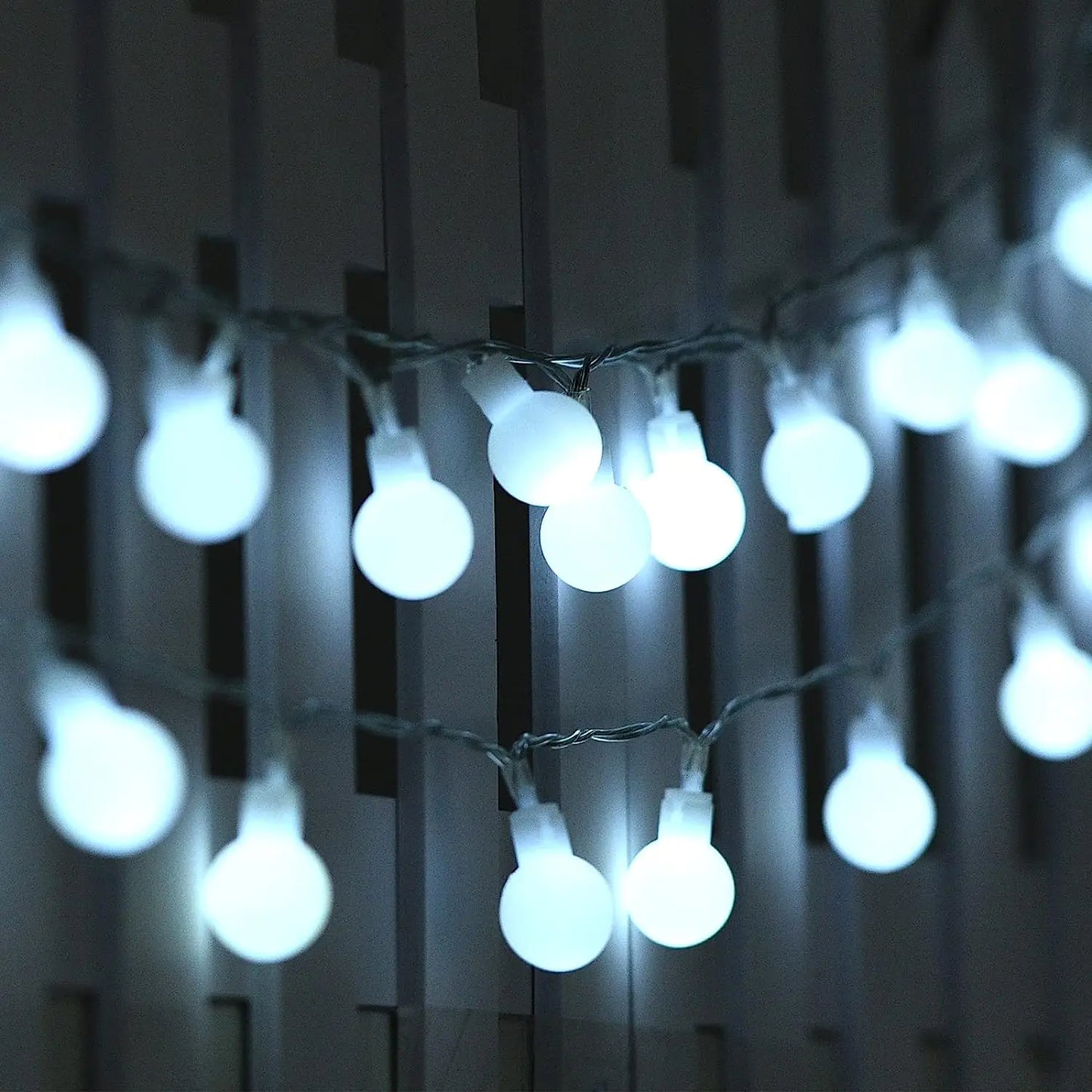 Lichtslinger met LED kaarsjes – Voor extra veiligheid