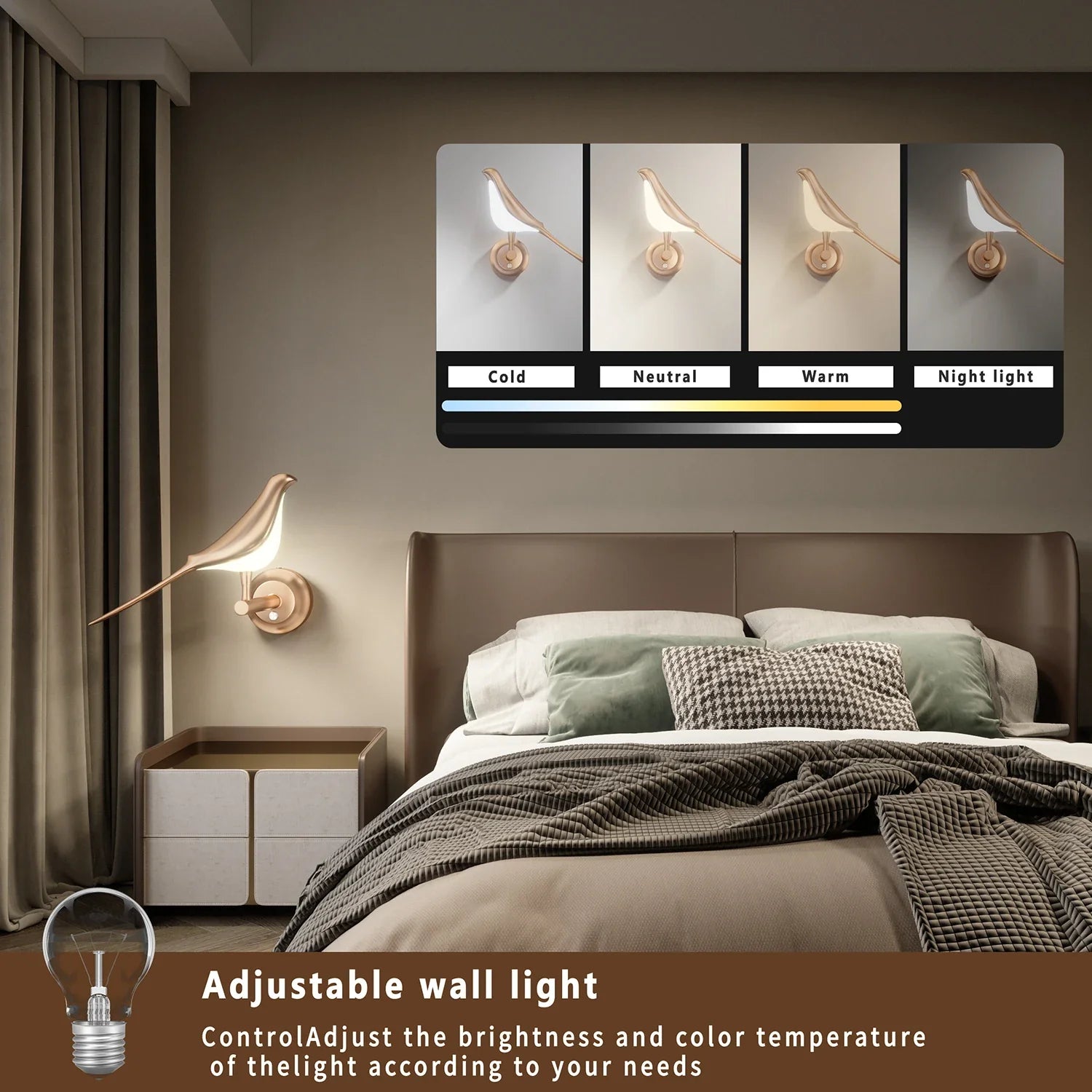Wandlamp op batterijen met sensor voor nachtlamp – Automatische verlichting