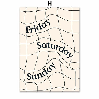 Moderne kunst posters voor creatieve interieurs