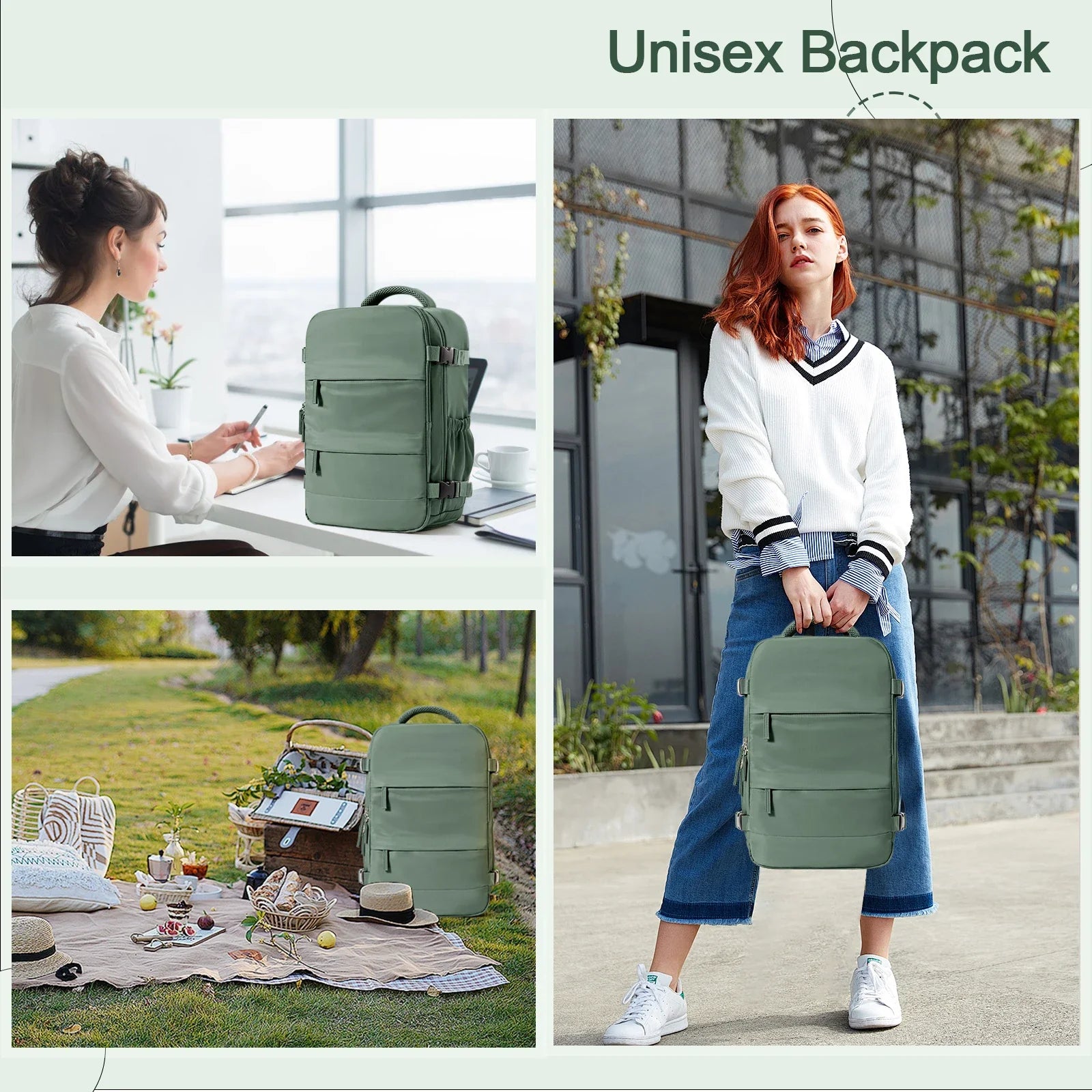 Handbagage rugzak met extra draaglus