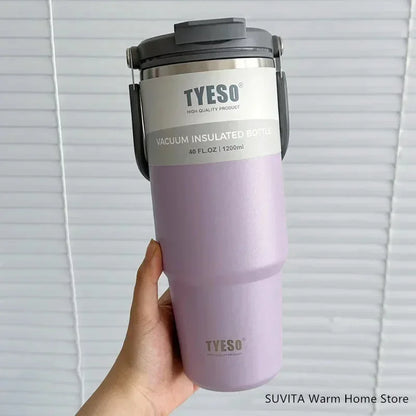 Thermosfles met afsluitbare drinkdop – Geen lekkage