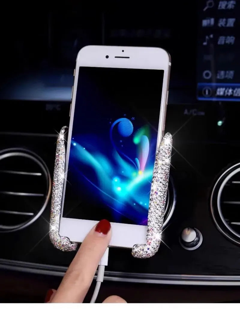 Telefoonhouder auto met ventilatieclip – Compact en stabiel
