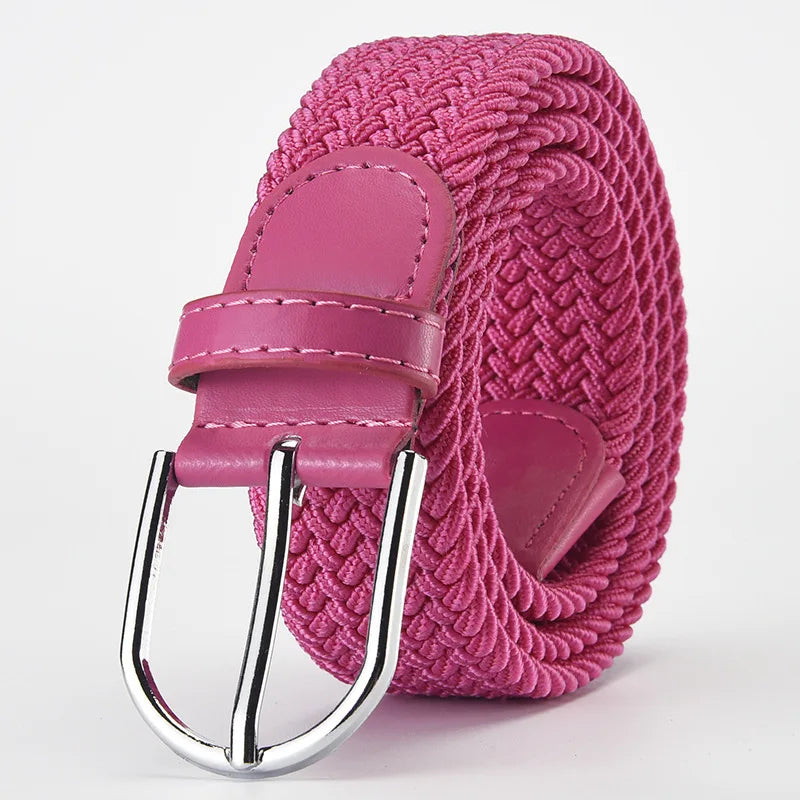 Damesriem met franjes en leren afwerking