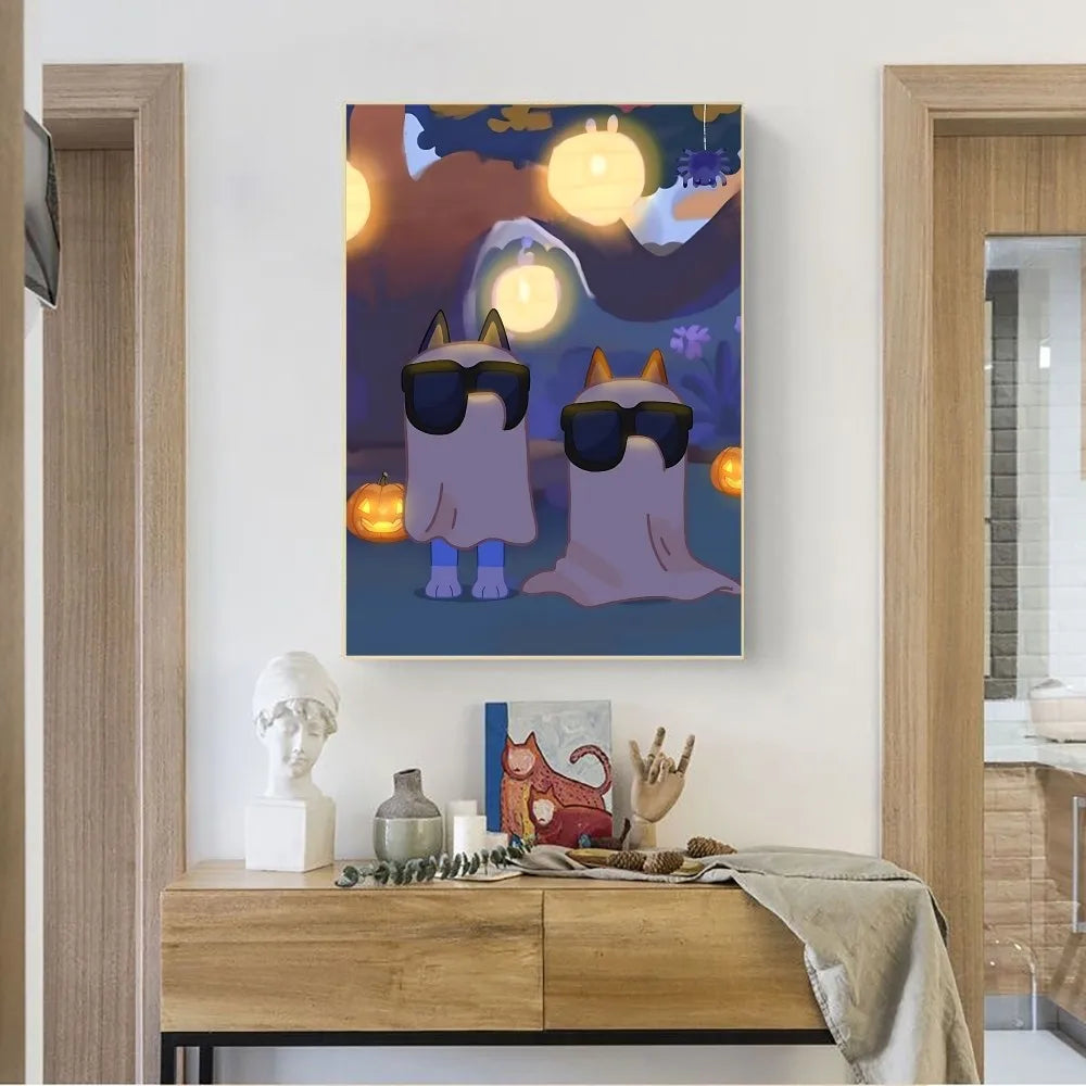 Kinderkamer poster met alfabet of cijfers