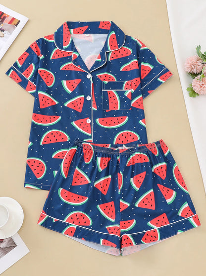 Dames pyjama winter met teddy voering