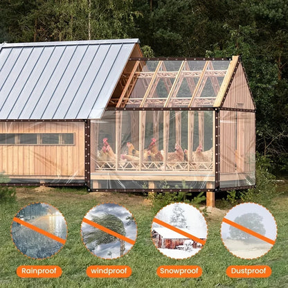 Multifunctioneel dekzeil voor bouw en tuin