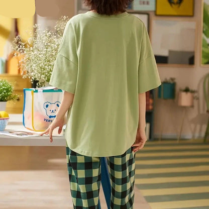 Dames pyjama set met bijpassende sokken