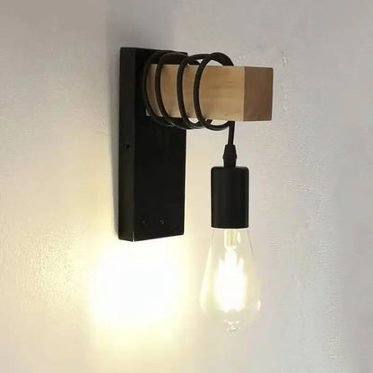 Wandlamp op batterijen met vintage look – Nostalgische charme