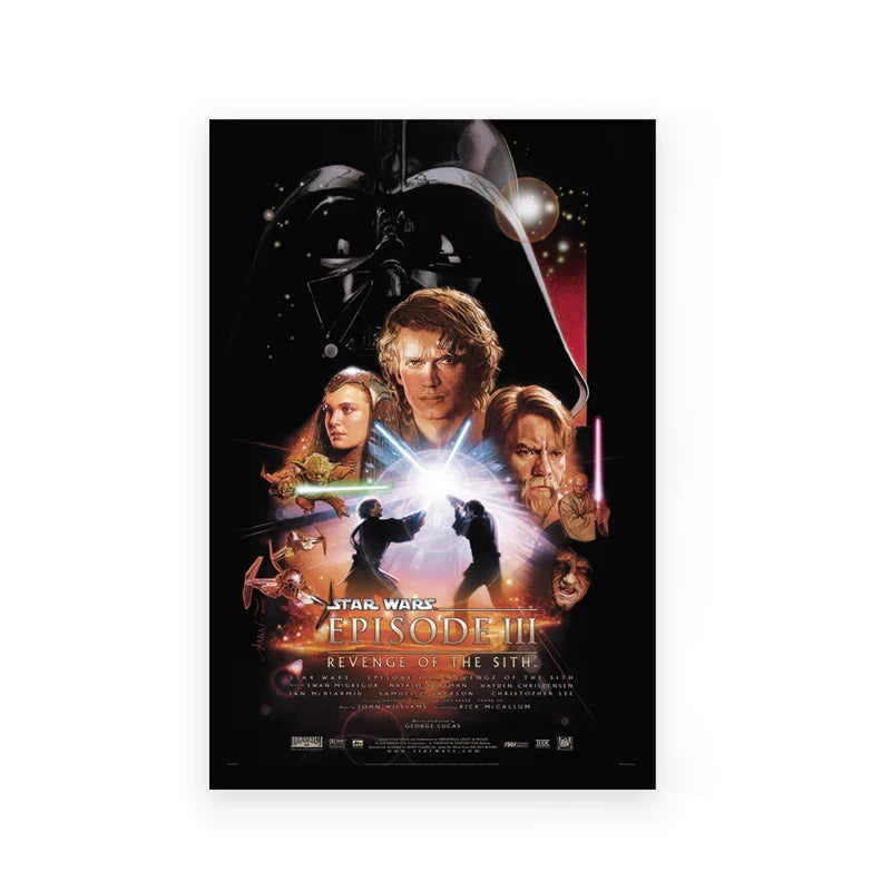 Grote poster voor boven het bed