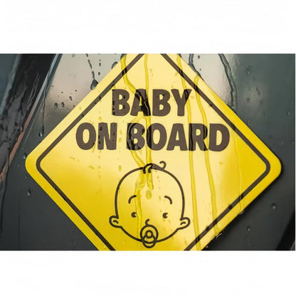 Autostickers - Grappige "Baby on Board" Sticker voor Veiligheid en Humor