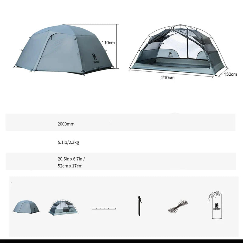 Camping tent met thermische bescherming – Koeler in de zon