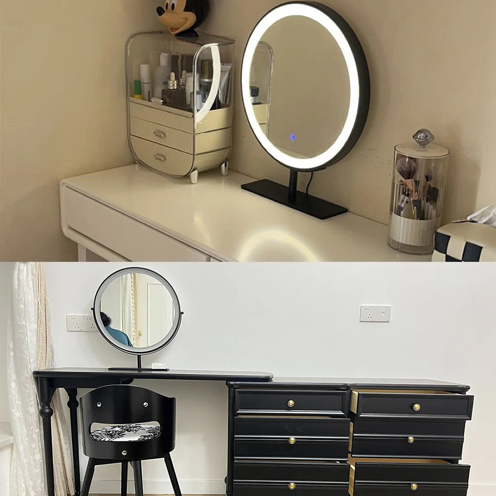 Badkamer spiegel met indirecte verlichting – Modern en rustgevend