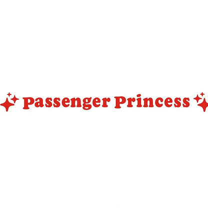 auto stickers - Passenger Princess sticker voor persoonlijke flair