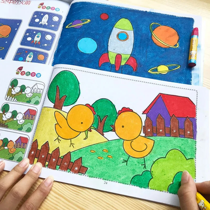 Action kleurboek voor volwassenen met thema natuur – Rustgevend en mooi